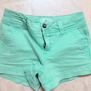 BKE Mint Green High Waist Women's Shorts
